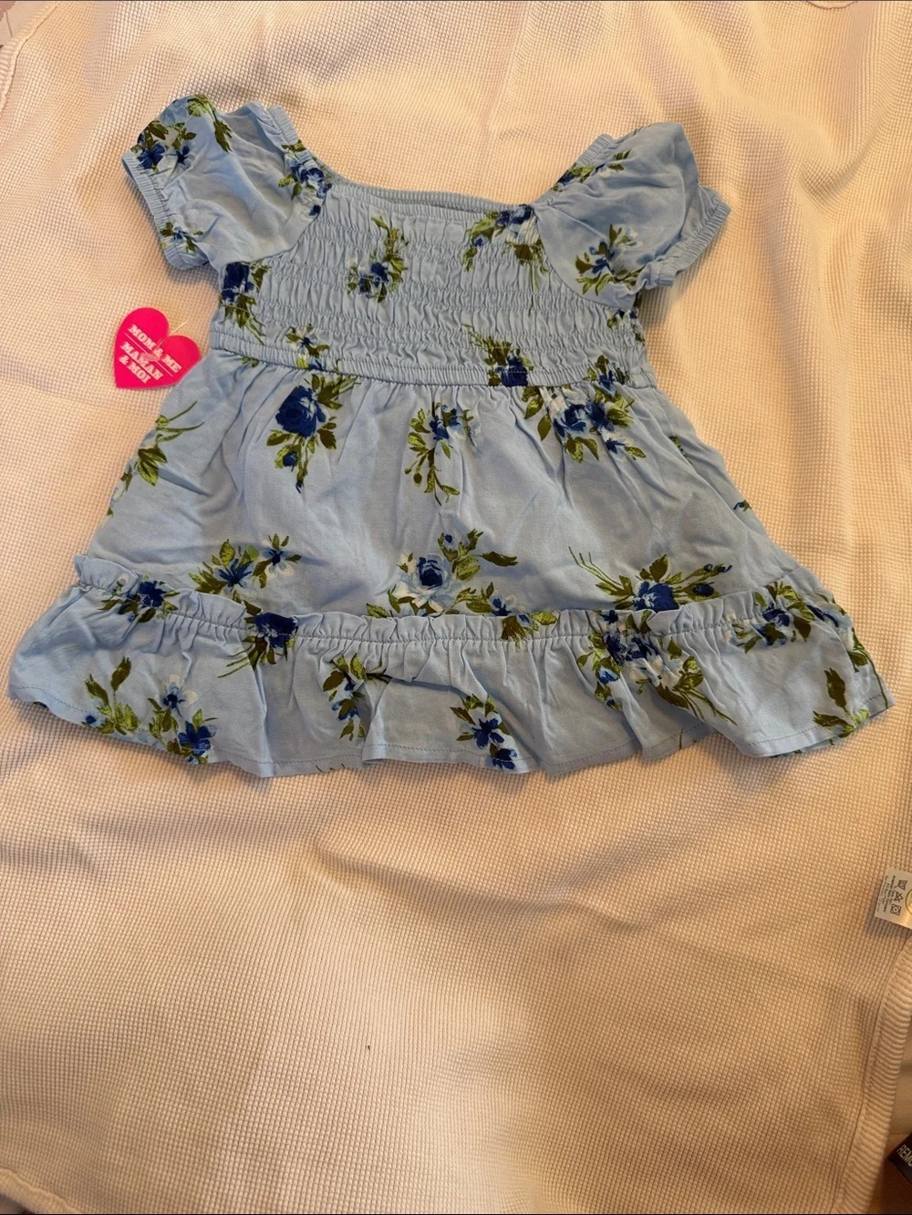 Blue Floral Smocked Baby Dress The Children’s Place